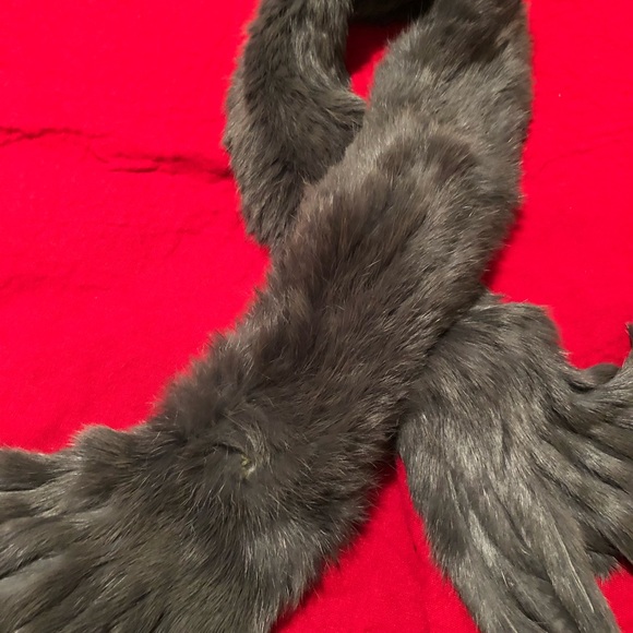 Crown Cap Accessories - Crown Cap Rabbit Fur Scarf